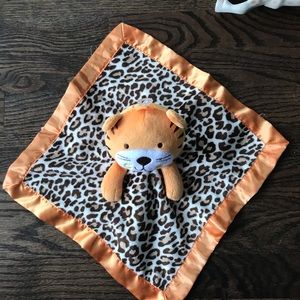 tiger lovey blanket